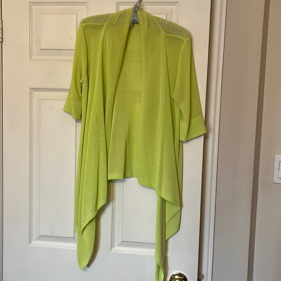 Citron Green DKNY Shrug - Picture 1 of 5